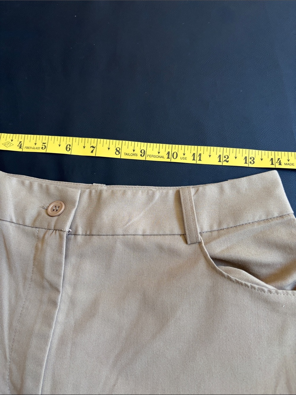 19 Cooper Tan Wide Leg Cargo Pants High Rise Cropped Utility Size M - Picture 5 of 8